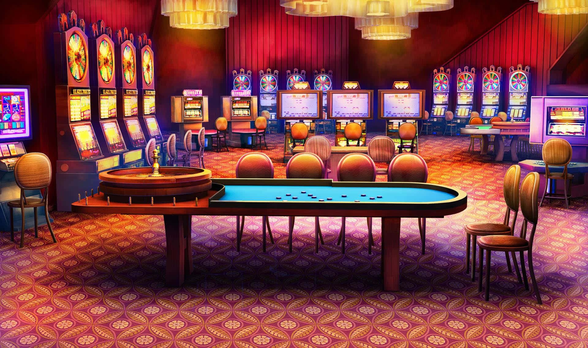 Casino-style slot and table game categories available on apk 22
